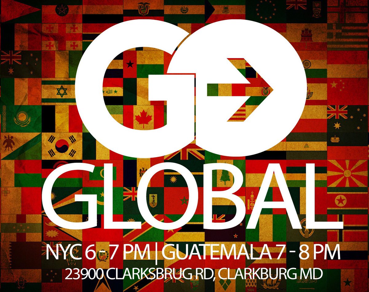 MyGOChurch's tweet photo. NYC & Guatemala Mission Trip Interest Meeting! TOMORROW NIGHT!
23900 Clarksburg RD
Clarksburg, MD 20871
#GOGlobal16 https://t.co/vyBE5O0mAU