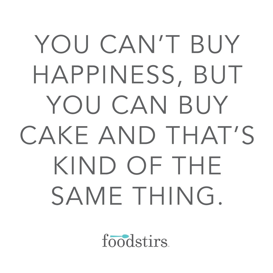 #Monday survival = 🍰 #foodstirs #mondaymotivation