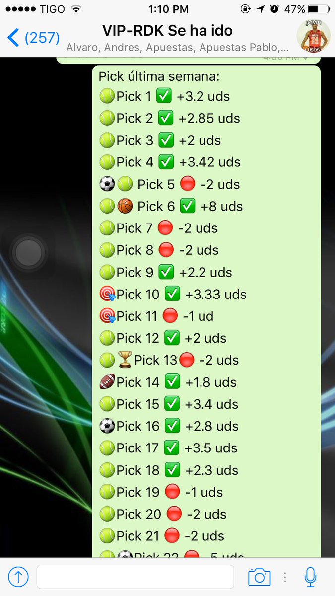 RadokVIP_'s tweet image. Así terminó el mes de abril en +16.89 unidades!