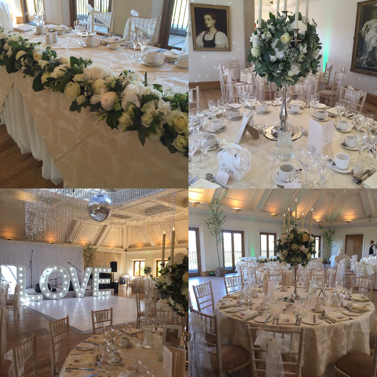 Congrats to Emma &amp; Joe on their wedding yesterday #dreamweddingvenue #essexwedding fabulous flowers from <a href="/saidjoanna/">Joanna@LittleTinShed</a>