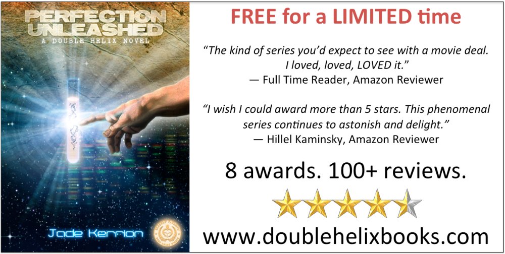 JadeKerrion's tweet photo. #FREE #scifi PERFECTION UNLEASHED "Non-stop action, gripping plot, beautiful visuals!" https://t.co/dDaScPugTk https://t.co/yt95WE8HvU