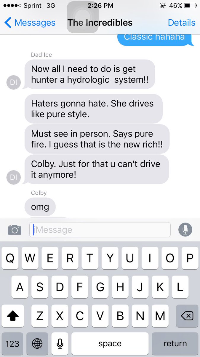 ashley_haley's tweet photo. [Testing out spinners] Dad proudly brushes off the haters. Pretty solid day for the Haley Fam. https://t.co/UNyEyDkzKT