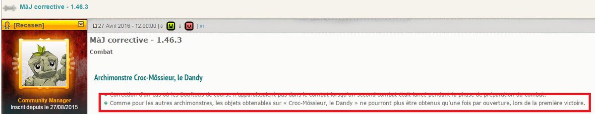 Guilde_BtH's tweet photo. @GreenAndGroot @Wakfu_FR Un article entier sur le Dandy et ça ne parle même pas du correctif le plus intéressant ? https://t.co/8iDBlQ8Ubp