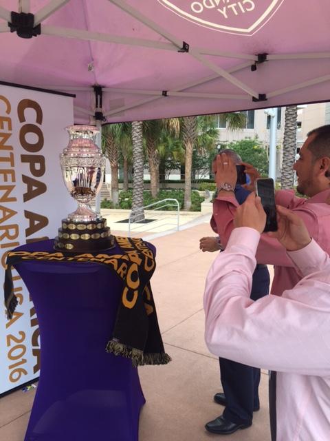 CopaAmerica's tweet photo. Hey Orlando- Fan event from 5-7 pm ET at Side Show (15 N. Orange Ave) for Happy Hour. See you there #CopaTrophyTour https://t.co/s4YM5a6ceD
