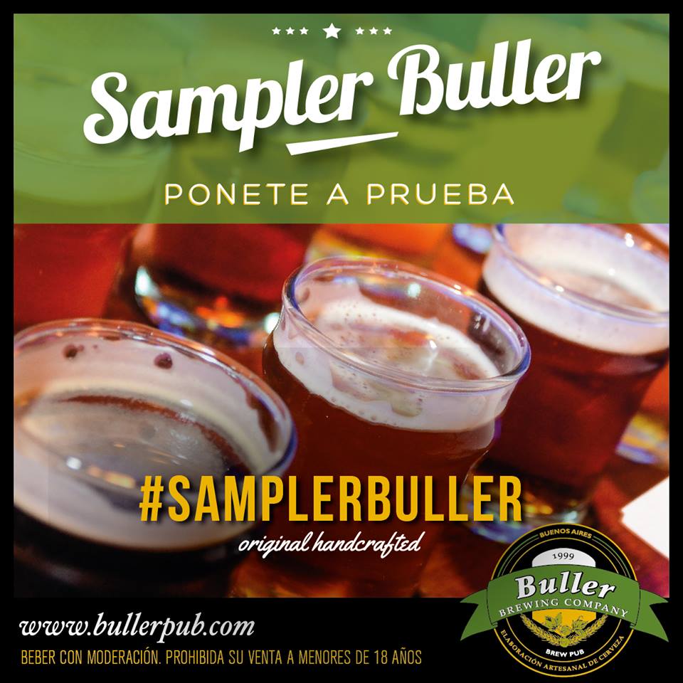 Bullerdowntown's tweet photo. #HoyEstaPara nuestro #SamplerBuller el verdadero #Clásico de @Bullerdowntown Vení a probarlo!! #PoneteAPrueba https://t.co/flXK4TJBlN
