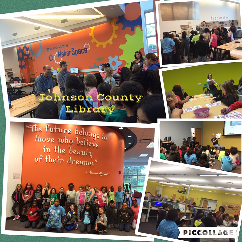 MrsStafford512's tweet photo. Students had a great time checking out the new Central Resource @jocolibrary & #jocomakes Makerspace! #apachesoars https://t.co/C7MnnOEHI6