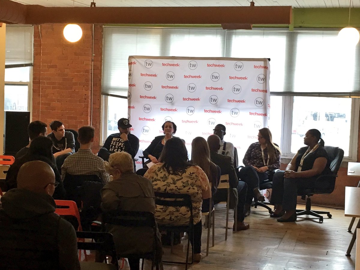 BambooCowork's tweet photo. We are discussing diversity in tech now for #TechWeekDetroit https://t.co/BrRfYY5GSj