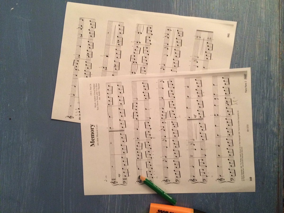 patriciavliemt's tweet photo. Mijn nieuwe project. #piano #barbra #mostbeautifulsong https://t.co/eWhVOGYQTa
