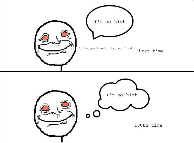 First time vs. 100th time