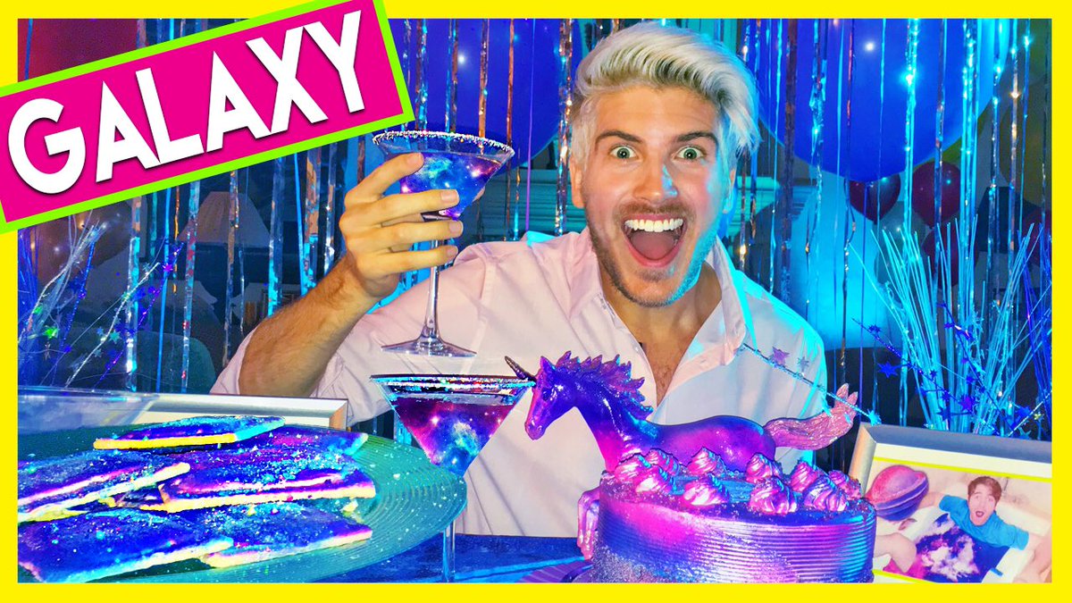 JoeyGraceffa's tweet photo. ✨☄ GALAXY PARTY DIY! ☄✨ https://t.co/WQjK5NuEBI ☄✨ RT/LIKE FOR A SURPRISE! https://t.co/RGnwp8we6b