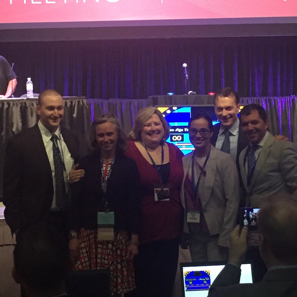 kar_conley's tweet photo. Familial Feud this afternoon! Meet the "Blossoming Family" side. @fascrs_updates #ASCRS16 @harkersteele https://t.co/gDvac5HW4M