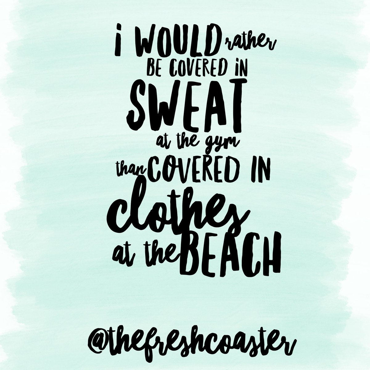 thefreshcoaster's tweet photo. I kept reminding myself this today while working out. #LetsDoThis #summer https://t.co/MzFmzQh20O