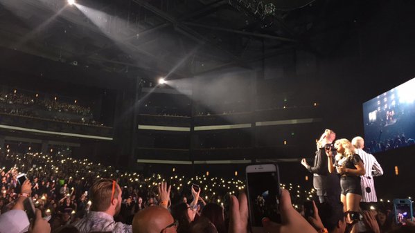 PTXofficial's tweet photo. LA! Words cannot even describe the amount of energy we felt last night. 📸: @LaVidaNerd #PTXWorldTour https://t.co/RBm2UnbnQ6