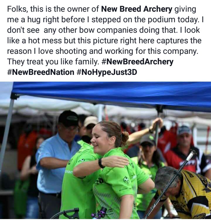 DragracinShrink's tweet photo. Just love my @NewBreedArchery family. #NewBreedNation #NoHypeJust3D https://t.co/kWEI3vaaiu