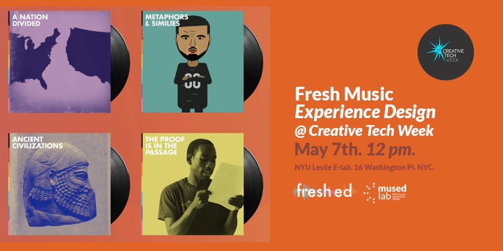 MusEDLab's tweet photo. Join us Sat May 7th to design Fresh Education interactive experiences w/ @UrbanArtsOrg at @creativetechwk #musedlab https://t.co/6iPgE0Sd1Z