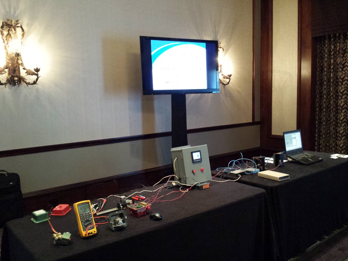 SpencerZT's tweet photo. @BCWWA  Ready for the first Operator Circuit Session, check out Process Control &amp; SCADA 101 by MPE Eng. at #BCWWA16 https://t.co/EInCXqo649