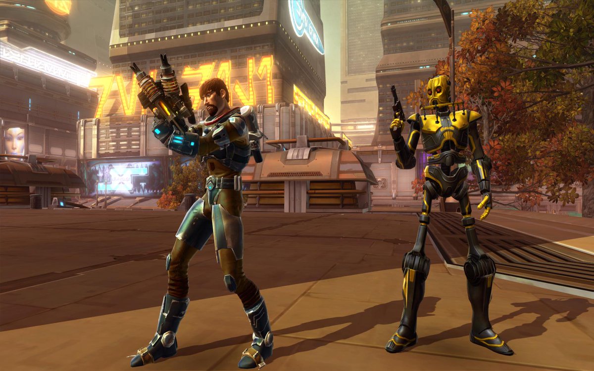 SWTOR's tweet image. The HK-55-Ship Droid Customization Rewards go live tomorrow! Subscribers, be sure to check your in-game mailbox!