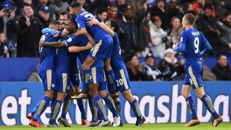 EPLBible's tweet photo. LEICESTER CITY HAVE WON THE PREMIER LEAGUE!!!!!!!! WHAT A STORY! https://t.co/YbsaNwDk1m