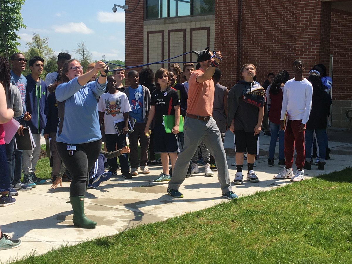 hcpss_tvms's tweet photo. Real-world application comes to life today during math class. Wish you could have seen the balloon launch in action! https://t.co/Xy8mvwyLxz