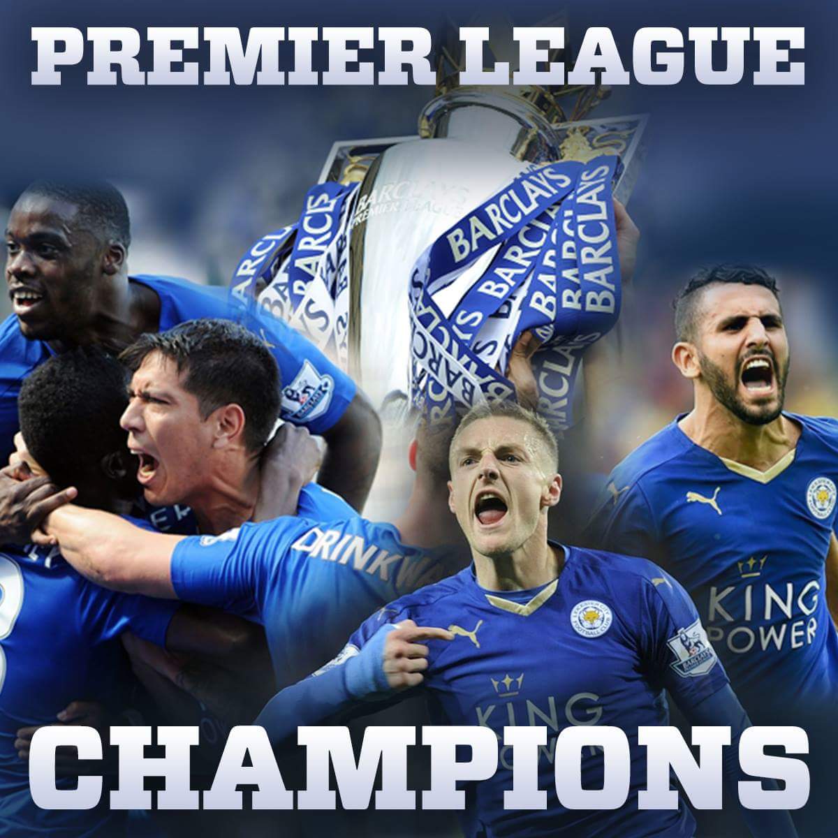 Abdou87's tweet photo. @LCFC More than champions @premierleague  @Mahrez22 @HISTORY https://t.co/eEBDgn65u7