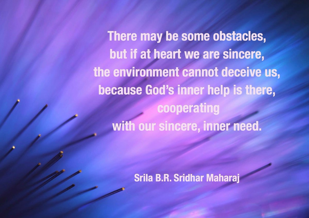 arjjunananda's tweet photo. Another great #quote of the supersaint Srila Sridhar Maharaj encouraging us🙏 #spirituality #sincerity #God #guidance https://t.co/tOJDt4X763