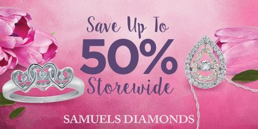 Surprise Mom w/gorgeous gifts starting at $49.99 thru 5/8 @SamuelsDiamonds !