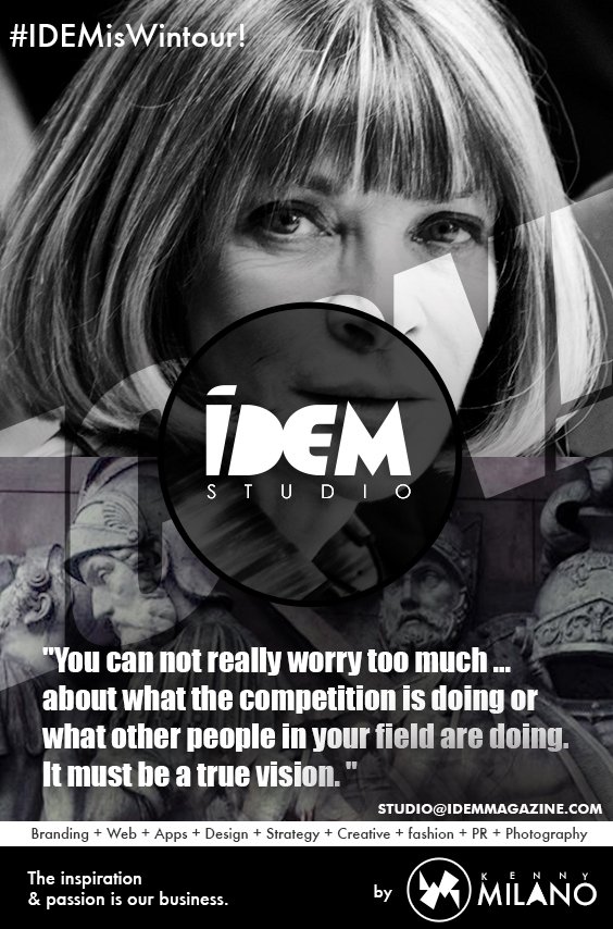 StudioIDEM's tweet photo. "You can not really worry too much... #IDEMisWintour! #AnnaWintour! #IDEMStudio! #MetGala #MetGala2016 @IDEMAGAZINE https://t.co/4M4De4ULux