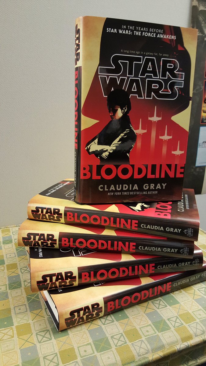 StarWarsByRHW's tweet photo. Tomorrow the waiting ends. Thank you for your patience and thanks to @claudiagray for an incredible novel #Bloodline https://t.co/5vhwJfiGX0