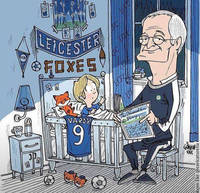 #Leicester <a href="/LCFC/">Leicester City</a> #ChampionsOfEngland #GoFoxes Ecco come spiegare ai tuoi figli che nella vita nulla è impossibile!