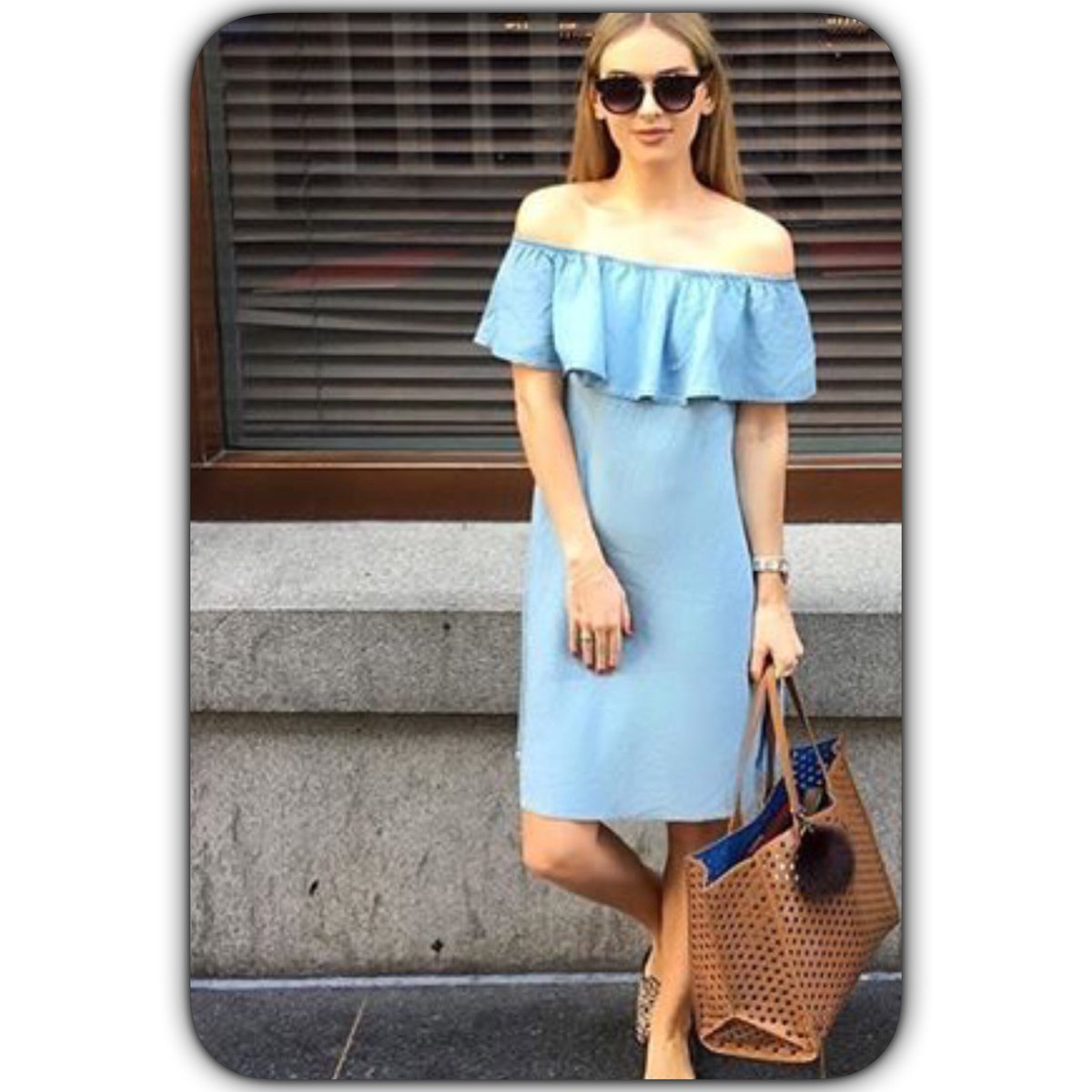 Cloud9Cloth's tweet photo. Chambray dress by RD Style.
#Cloud9cloth #Offtheshoulder #Ruffles #Chambray
#Hampden #Theshopsatkenilworth #Canton https://t.co/FRt4FIqGo1