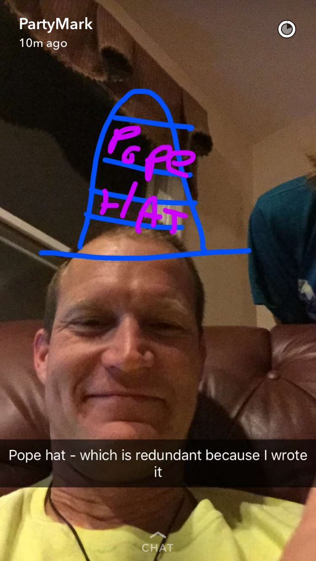 meredithgrace95's tweet photo. Partymark has graced the snapchat community. https://t.co/dIXDXV8S6b