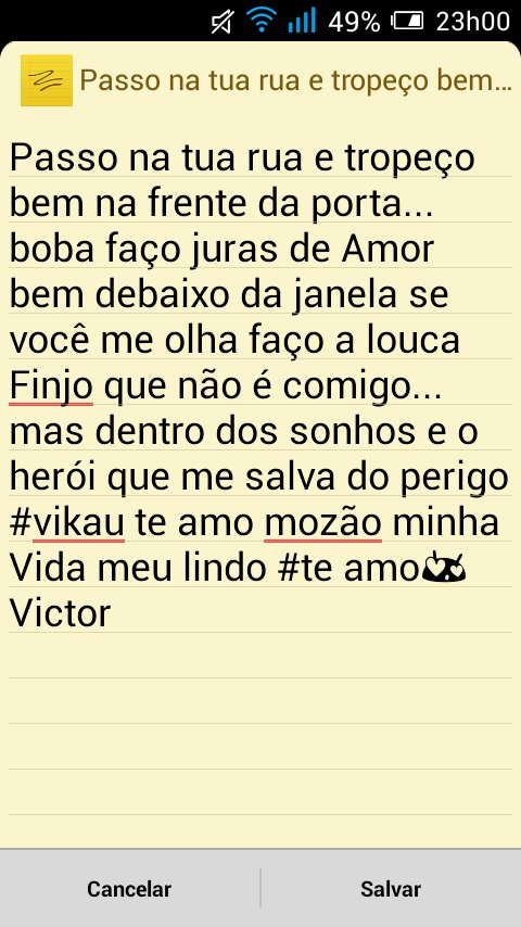 luis_marizes's tweet photo. Bom mozão eu te amo muito se depender de mim nunca vamos se separar OK! #vikau te amo meu mozão minha vida😍😍 https://t.co/9khtItipTk