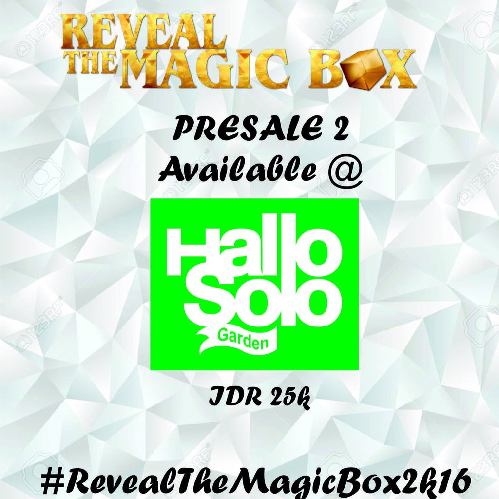 OSIS7Jaya's tweet photo. GOOD NEWS! We also open ticket box at @HalloSolo get ur tickets ASAP! See ya on sunday,8 may'16 w @billfoldx 🎉 https://t.co/yyCPUWPVPP