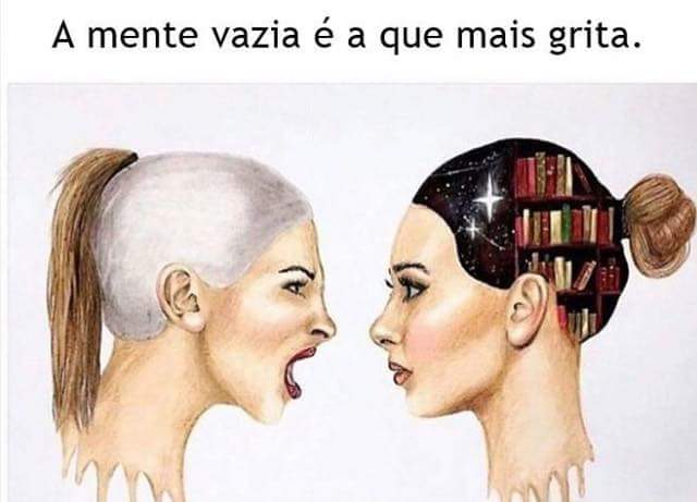 Taynarachs's tweet photo. A mente vazia é a que mais grita! 📚 https://t.co/VRuFxNlMSu