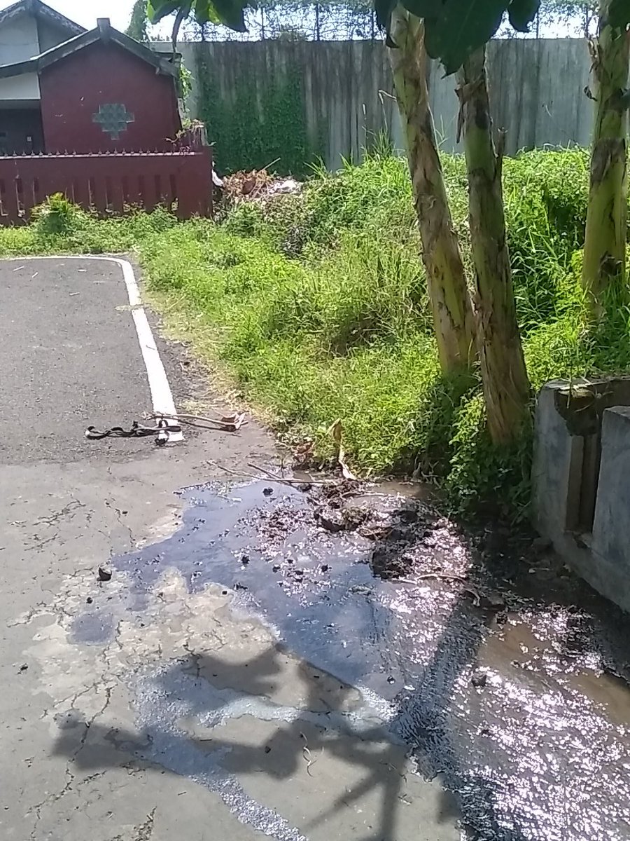 Bocor pak dijalan tumenggung suryo depan masjif ar ridho@pdammalangkota