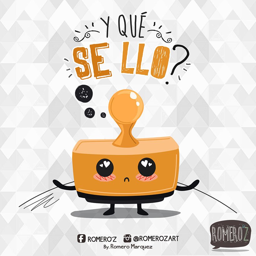RomeroMarquezMx's tweet photo. QUÉ SE LLOOO? #quesello #descripciongrafica #yqueseyo #romeroz #romerozart #yoquese #yonose #yqueseyo #sello #seal https://t.co/ksIo2KFt2m