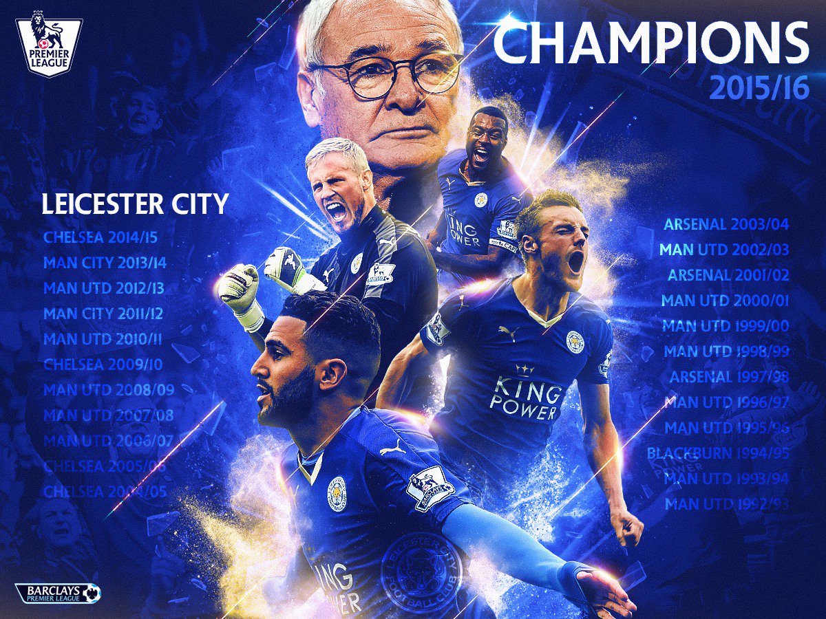 Congratulation Liecester city, Welcome to the UEFA Champions League.