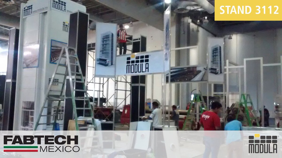 ModulaMX's tweet image. Estamos preparando los últimos detalles para @fabtechmexico los invitamos a conocer nuestro #Almacén en stand 3112