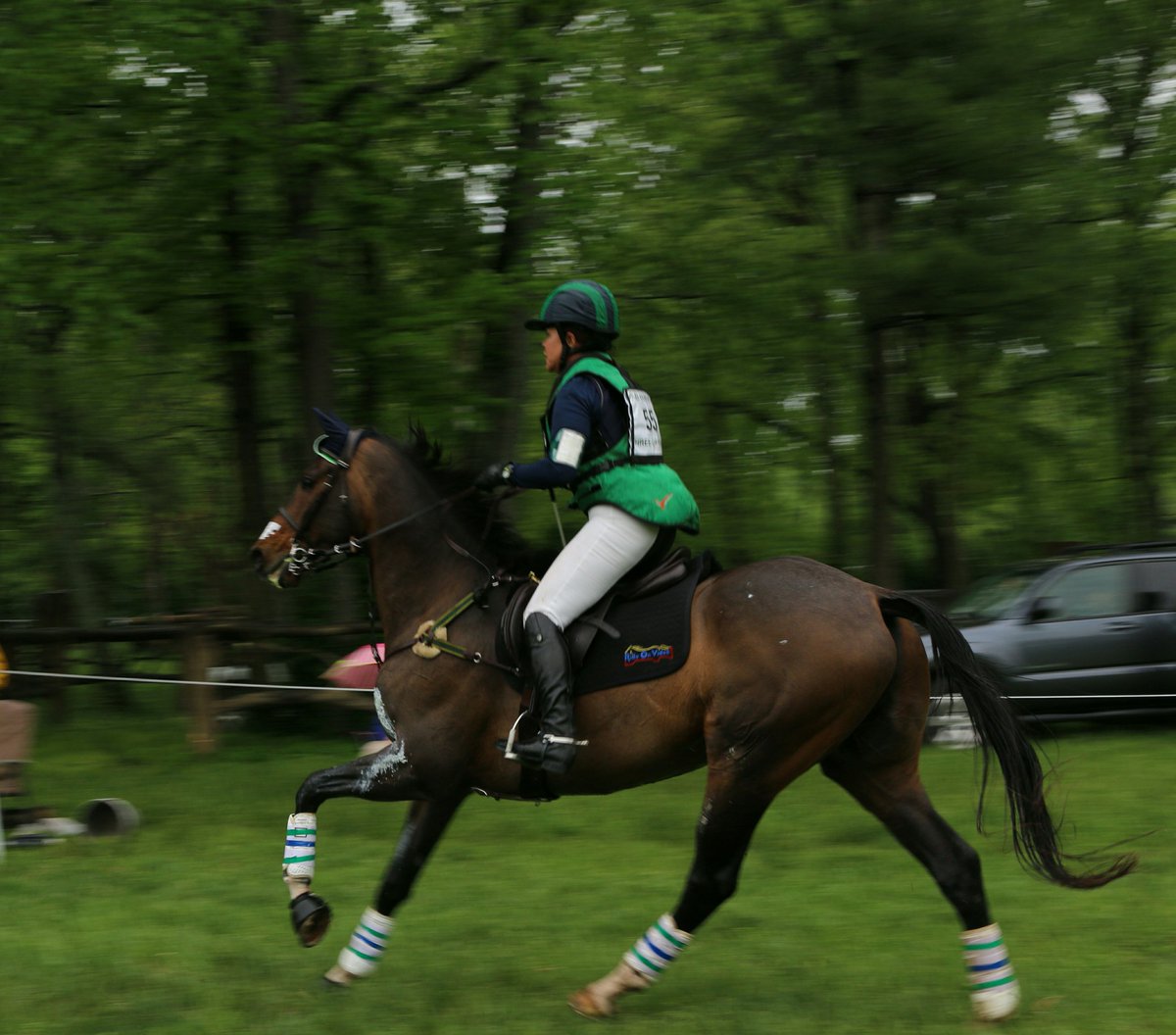 CarlaYarbro's tweet photo. Riding high! @Rolex @RolexKentucky #rolex2016 @LandRoverUSA https://t.co/JvbeLqoIzh
