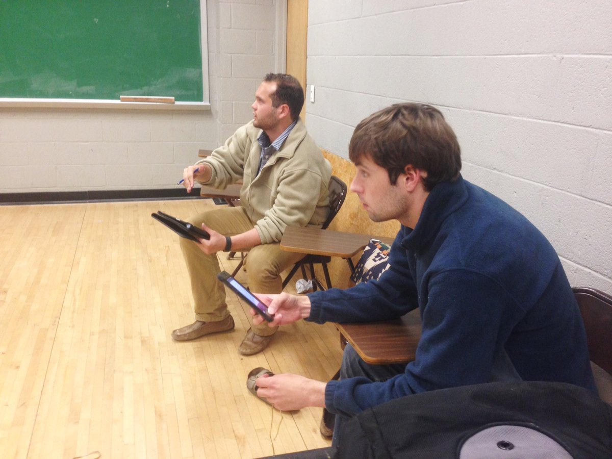 KU_JIST's tweet photo. The comedy show actors are hard at work. Come see their shows Saturday and Sunday in the Inge. https://t.co/KMCvlpz6md