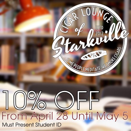 Finals are in full swing. We know you're studying hard, and we'd like to reward you for it. 10% off with Student ID.