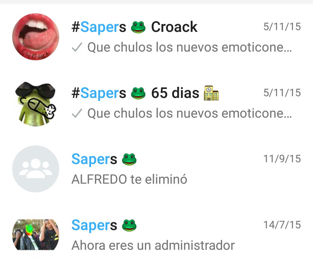 WhoIsMinico's tweet photo. Grupos de #sapers que destruimos, que buenos tiempos y cuando hicimos que cerrarán el Twitter de sapo fue lo mejor https://t.co/fPOpKOKSI1
