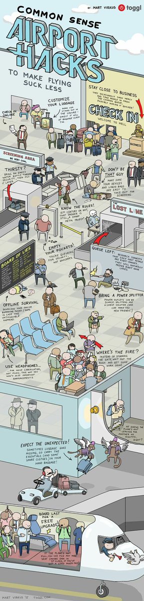 GojiBackpacker's tweet photo. Airport hacks. ;) https://t.co/aNvZwcSWz7