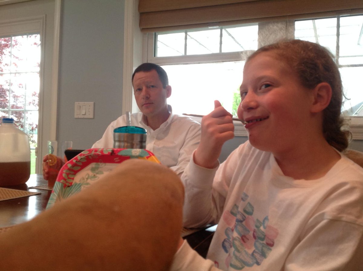 Having a nice chocolate cake on my 12th birthday