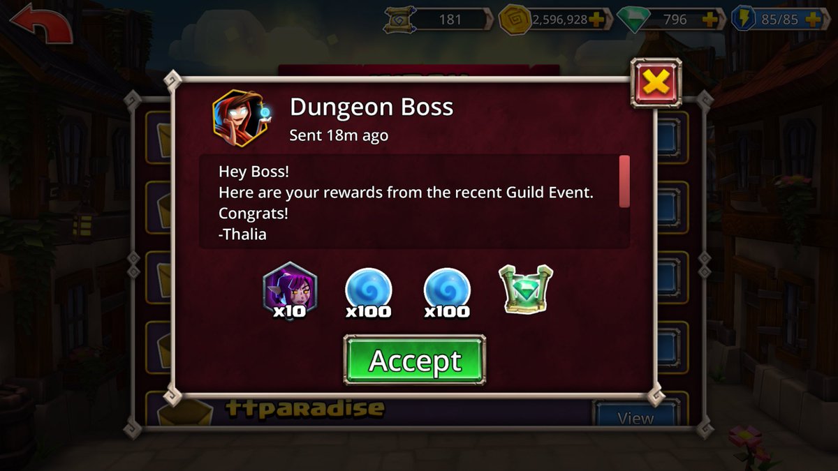 RiggRaffgaming's tweet photo. Finally got her! Thanks @DungeonBossGame #dungeonboss #gaming #guildgames https://t.co/hU8b5lG6oI