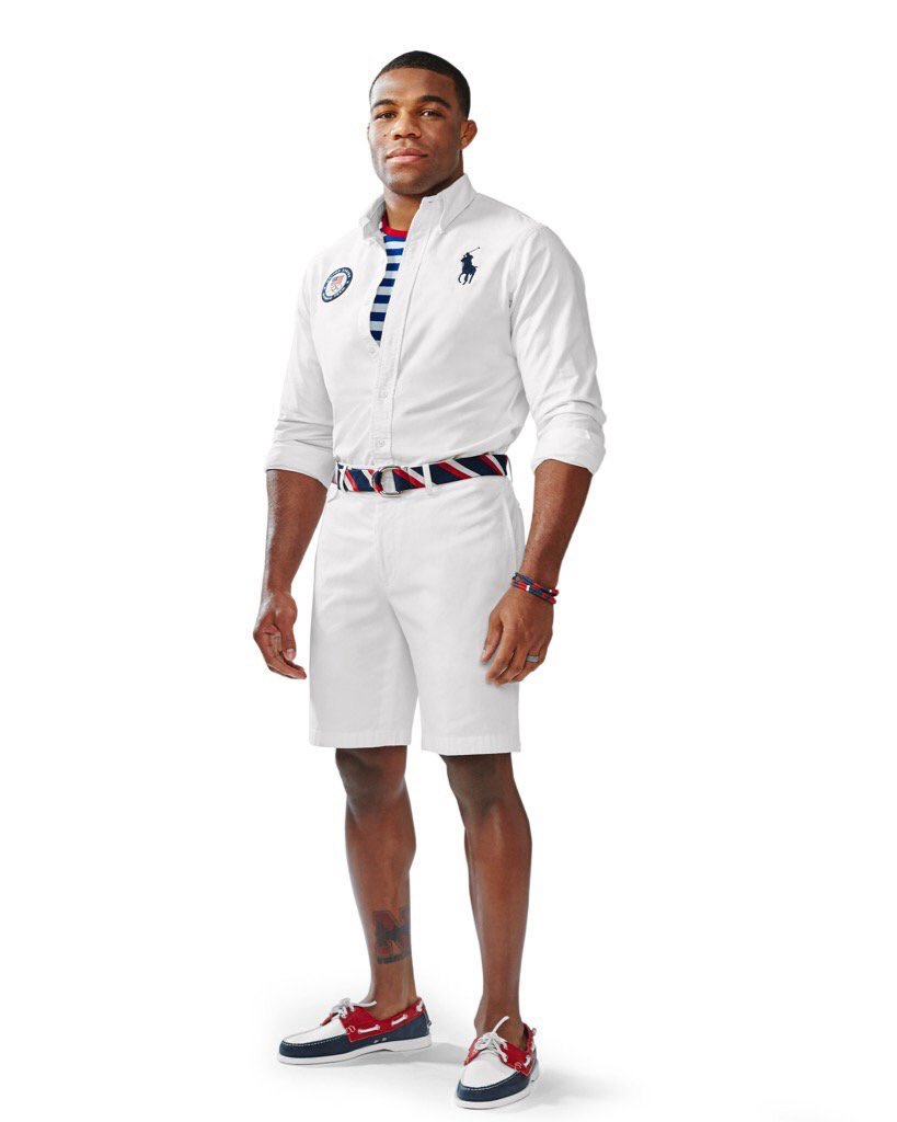 alliseeisgold's tweet photo. I'm honored to be a member of such an iconic brand. This is a monumental step for wrestling. @RalphLauren https://t.co/JR08r53eMX