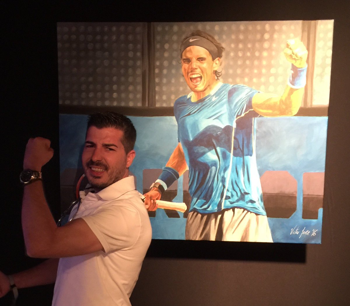 edubmoya's tweet photo. #VamosRafa https://t.co/MXY97IZ5tG