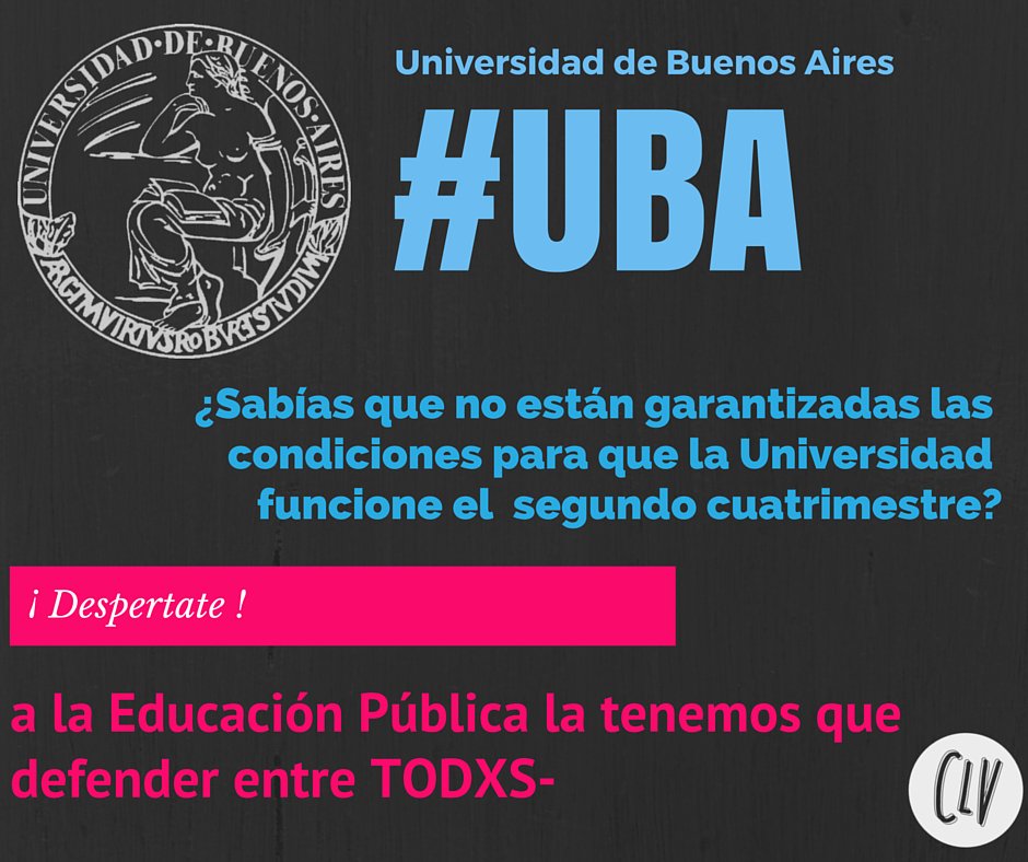 Corriendolavoz_'s tweet photo. Comparti - Que se sepa lo que está pasando! La #UBA está en PROblemas - https://t.co/HKNVFB78Lz https://t.co/S1pOQ0SJeA