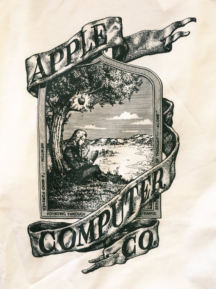 cabel's tweet photo. It is INCREDIBLY awesome that these are official Apple shirts. 😍 Available only at the 1 Infinite Loop Apple Store. https://t.co/TI0Eb1F57e