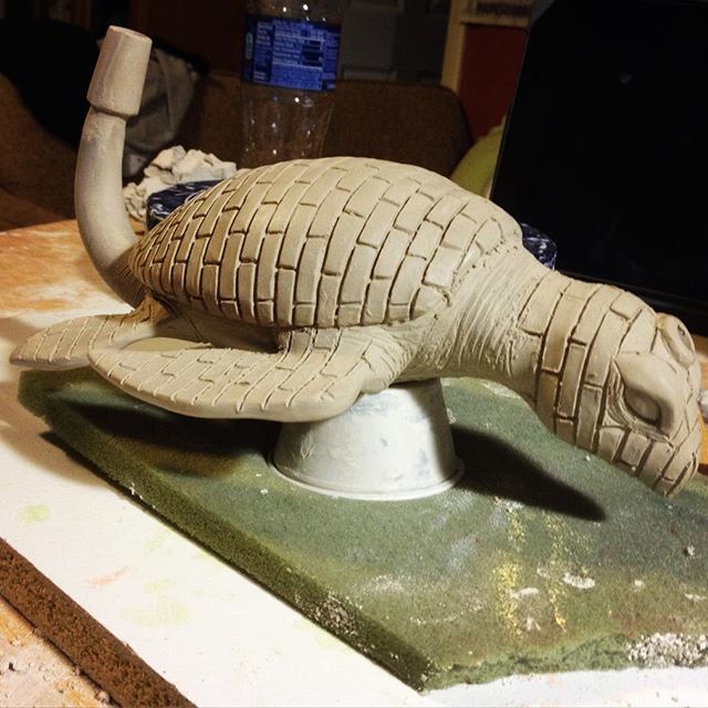 seaturtlegifts's tweet image. Brick sea turtle in the works #rigsofig #brick #seaturtle #ceramics bit.ly/1rfoS8v